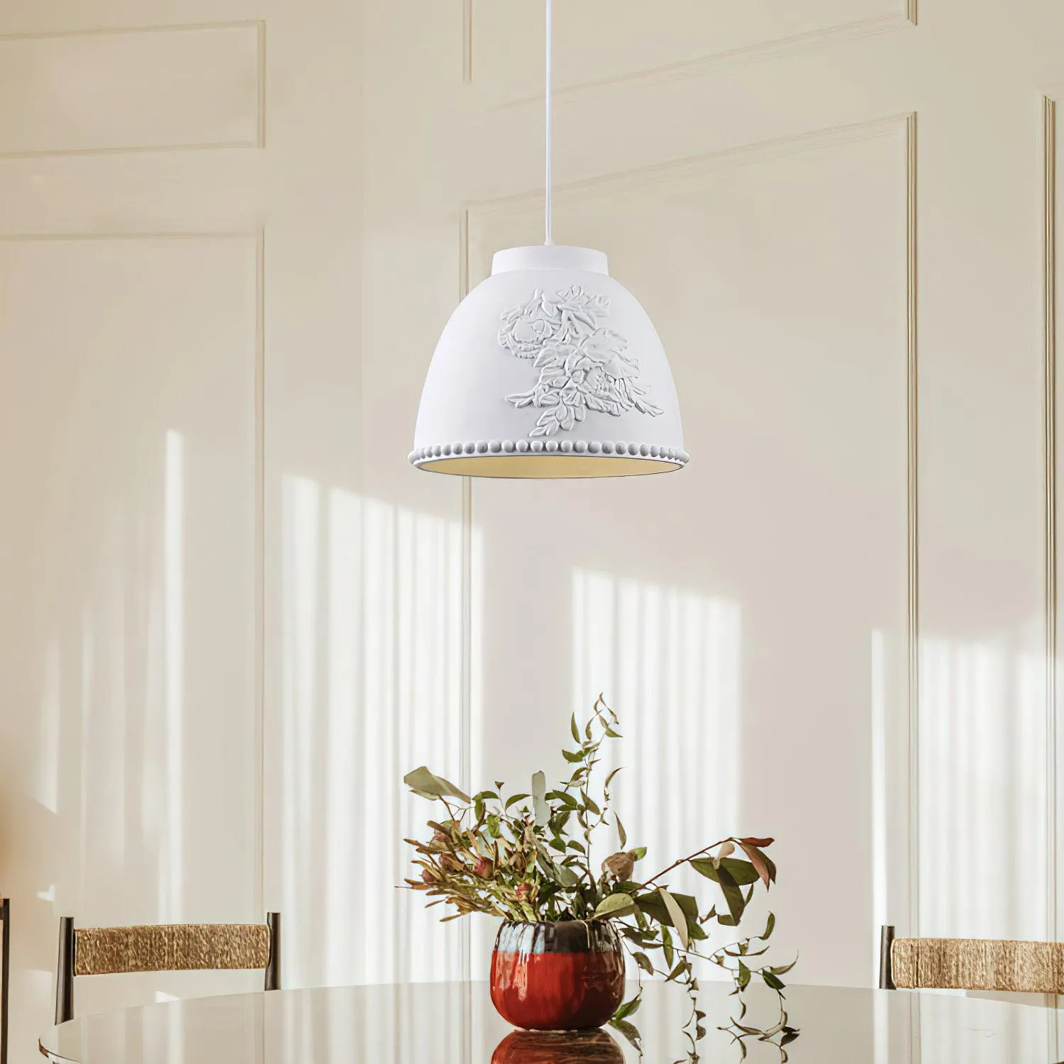 Embossed Flora Pendant Lamp