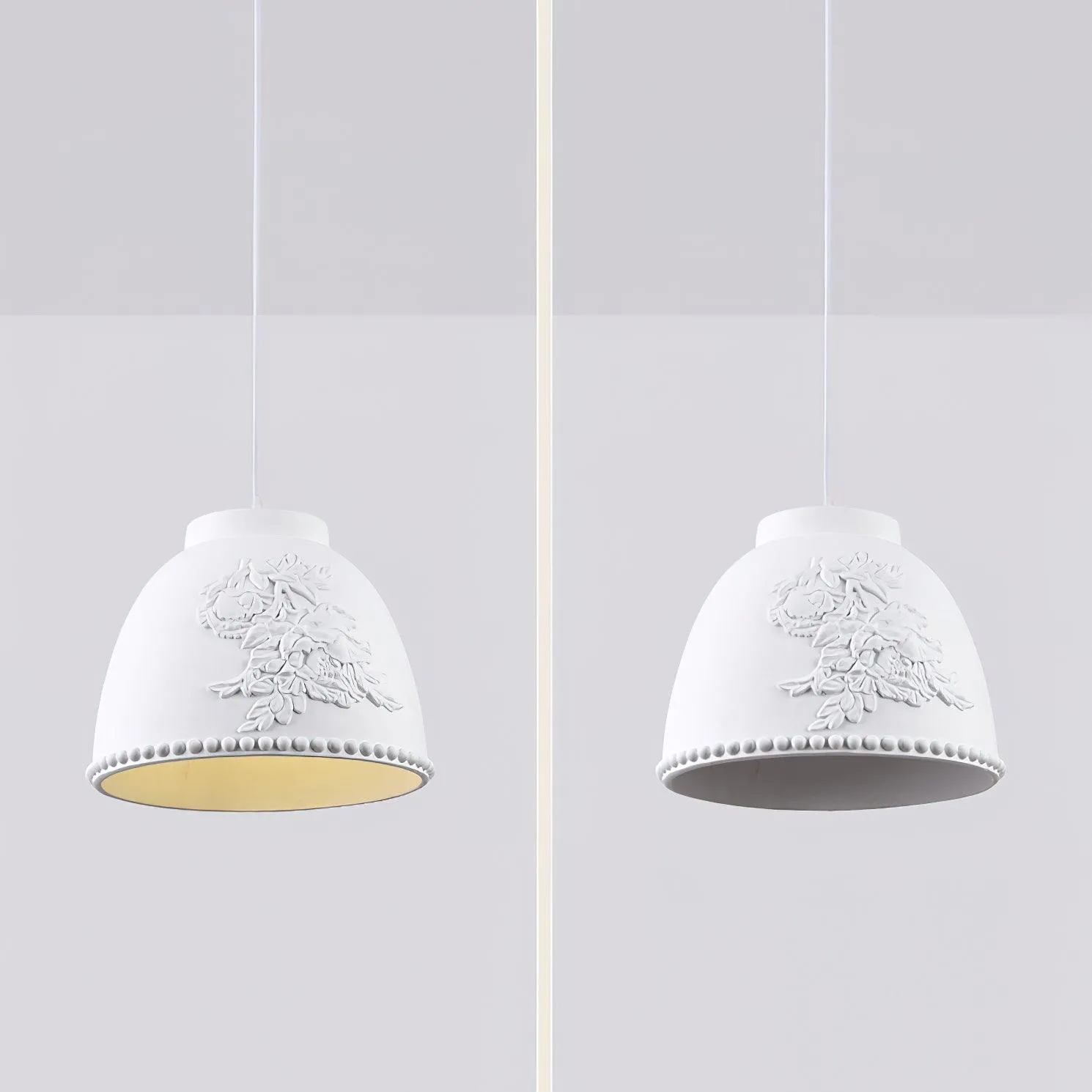 Embossed Flora Pendant Lamp