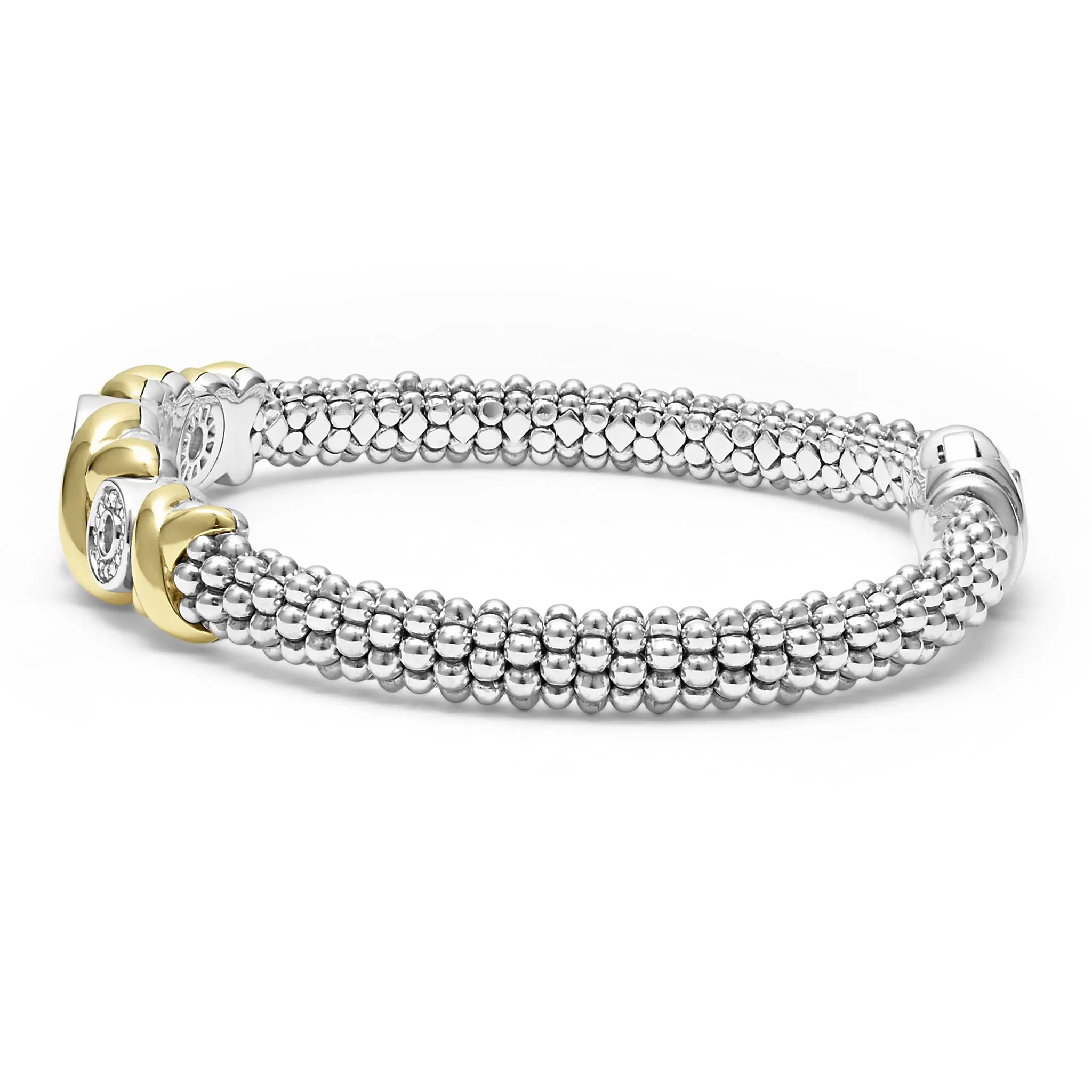 Embrace 18K Gold XO Diamond Bracelet | 6mm