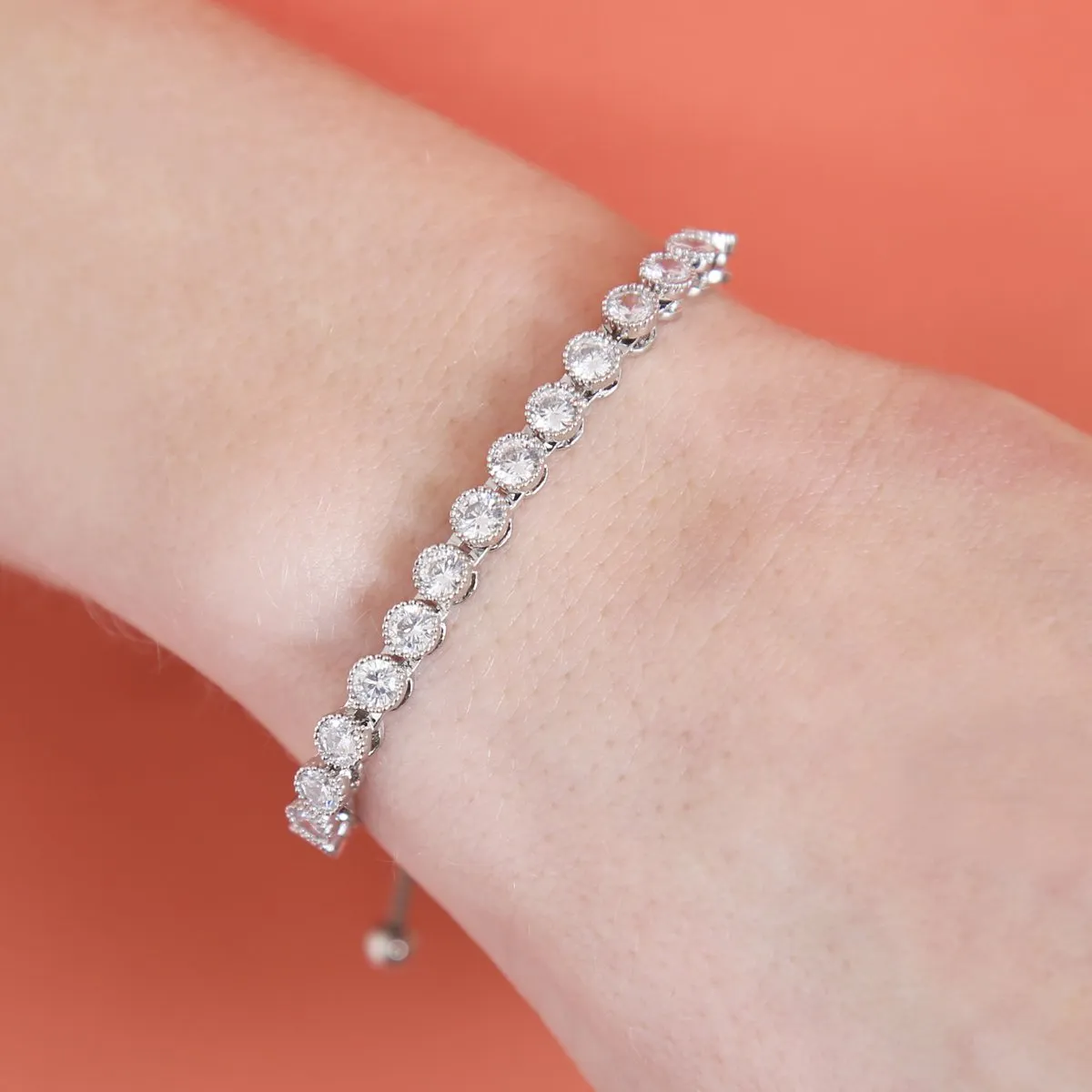 Fifteen Tapered Zircon Bracelet