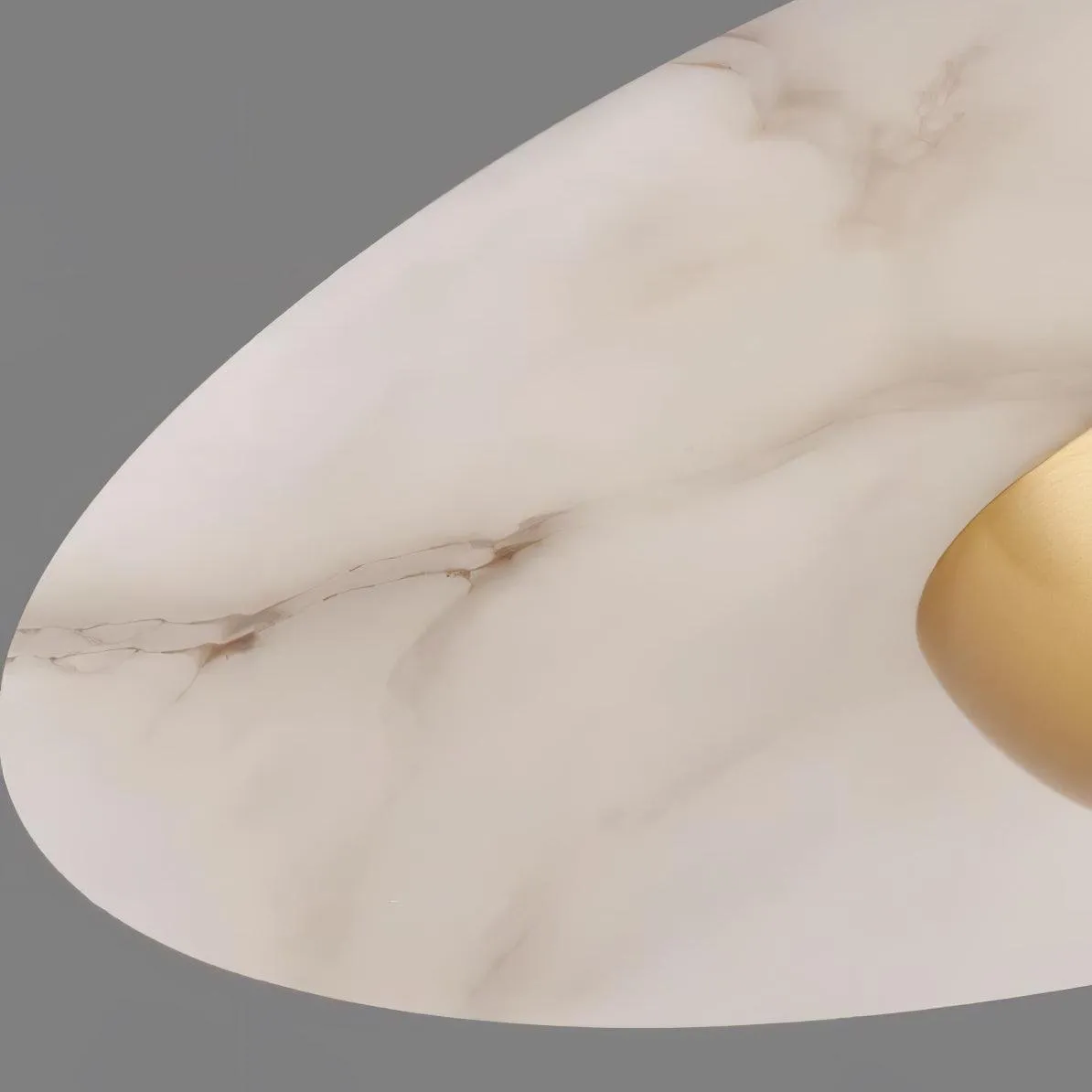 Flying Saucer Marble Pendant Lamp