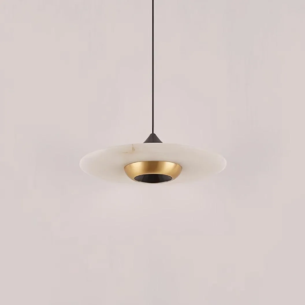 Flying Saucer Marble Pendant Lamp