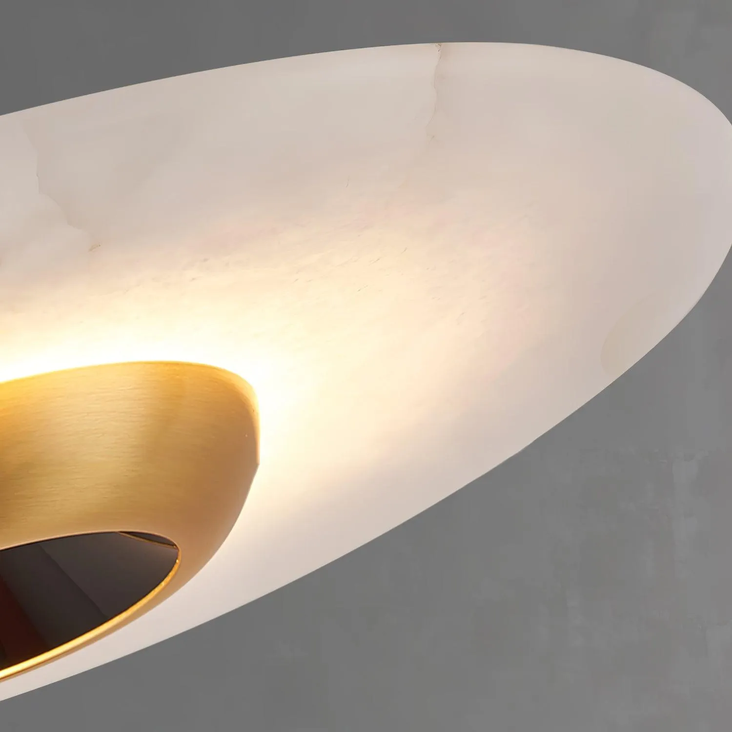 Flying Saucer Marble Pendant Lamp