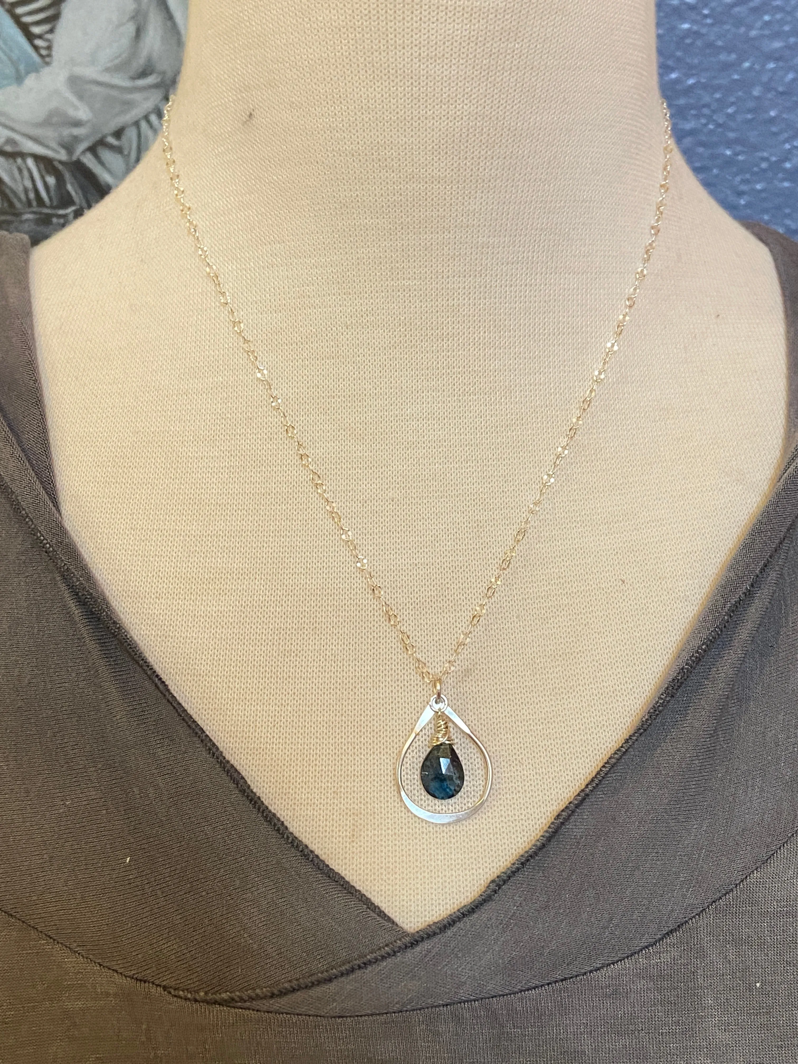 Framed Stone Necklace