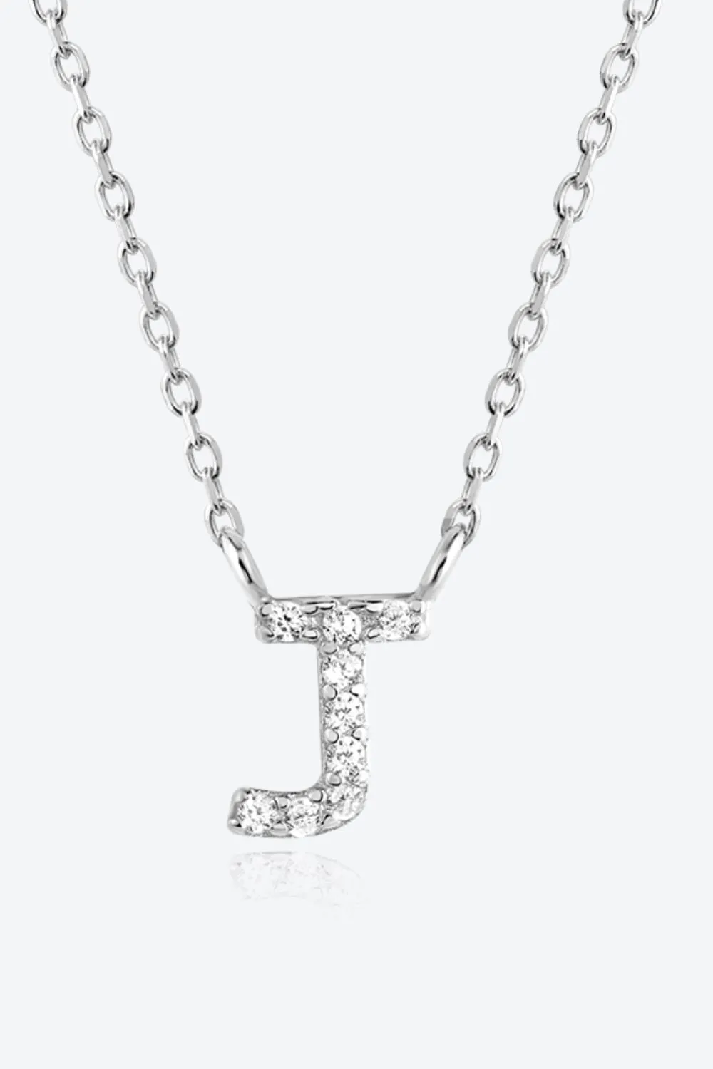 G To K Zircon 925 Sterling Silver Necklace