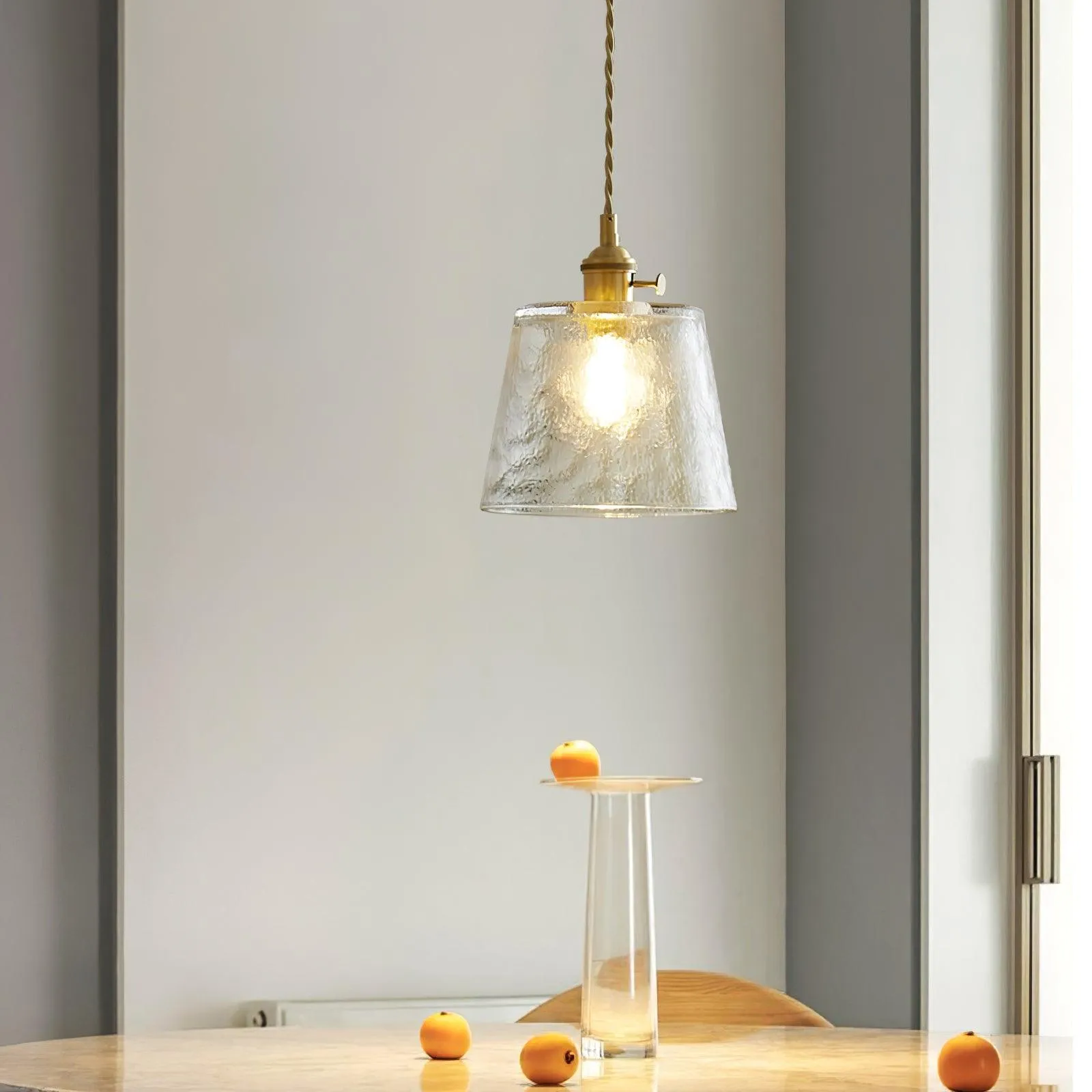 Glass Cup Pendant Lamp