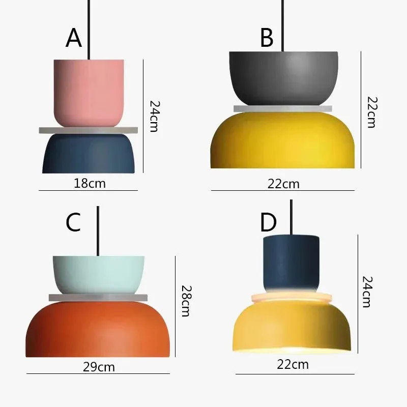 Hagström Scandinavian Colourful Pop Pendant Lamps