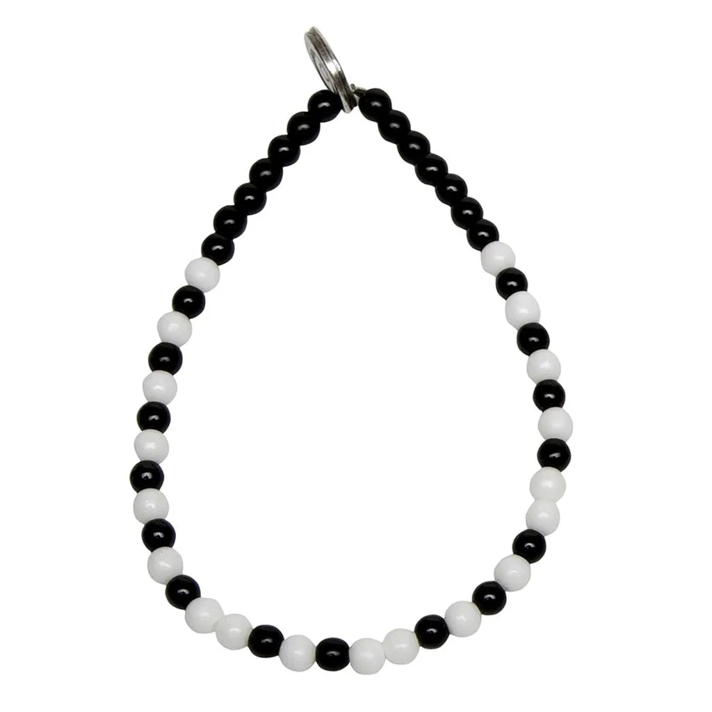 Health Morse Code Blessing Glass Bead Bracelet