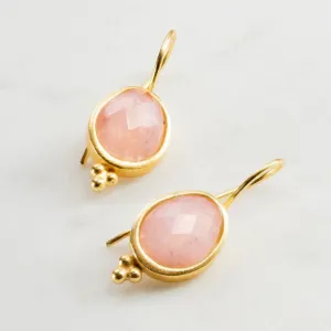 Hollie Earring | Rose Quartz