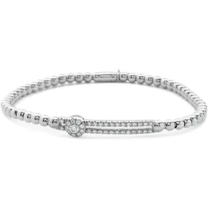 Hulchi Belluni 'Tresore' Solo Diamond Slider Stretch Bracelet (20352AH4)