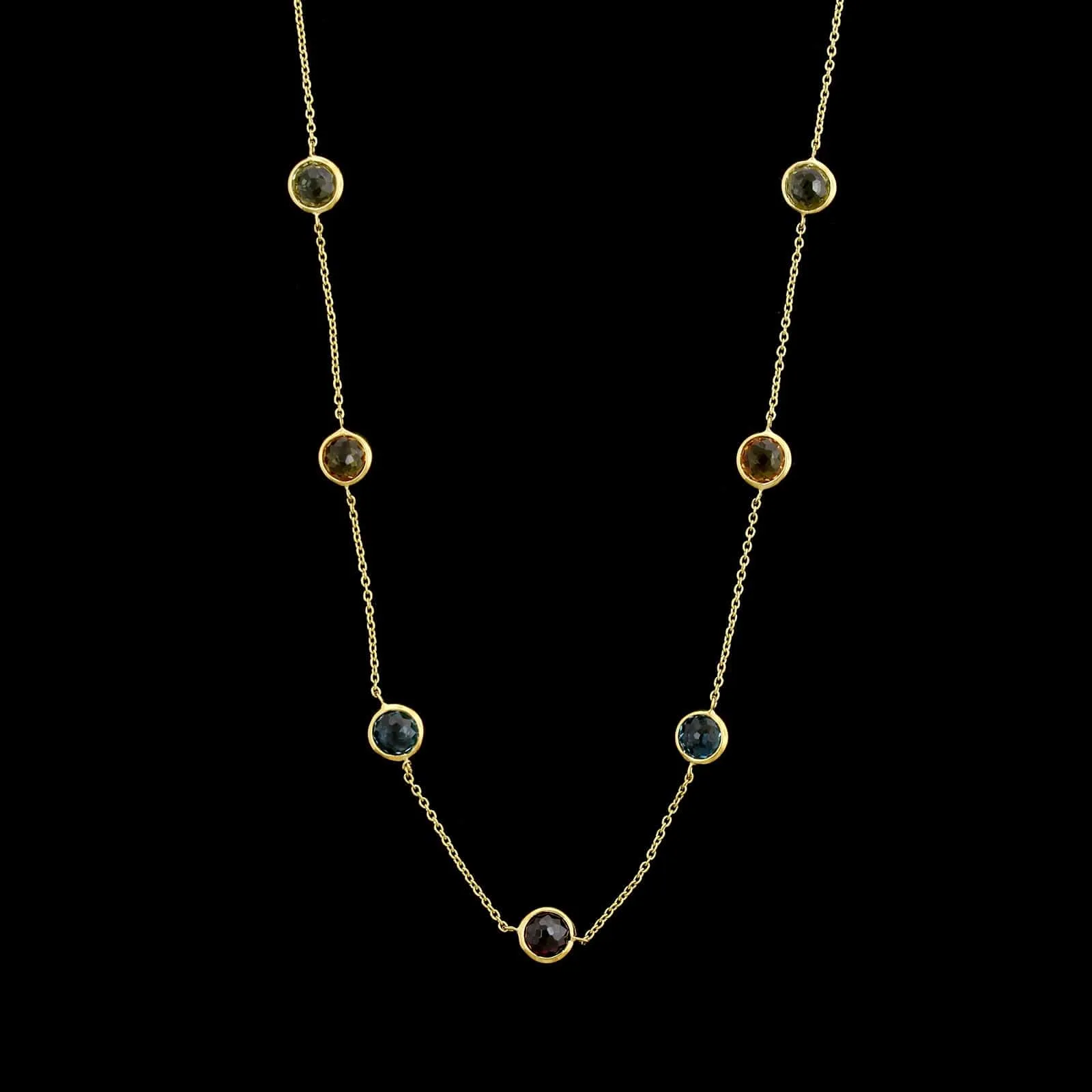 Ippolita 18K Yellow Gold Estate Gemstone Necklace