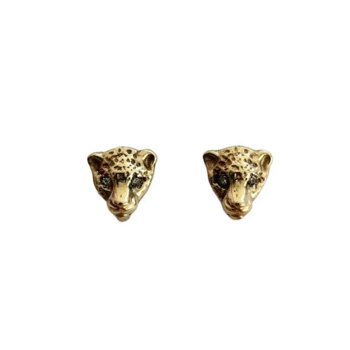 Jaguar studs with diamond-mini