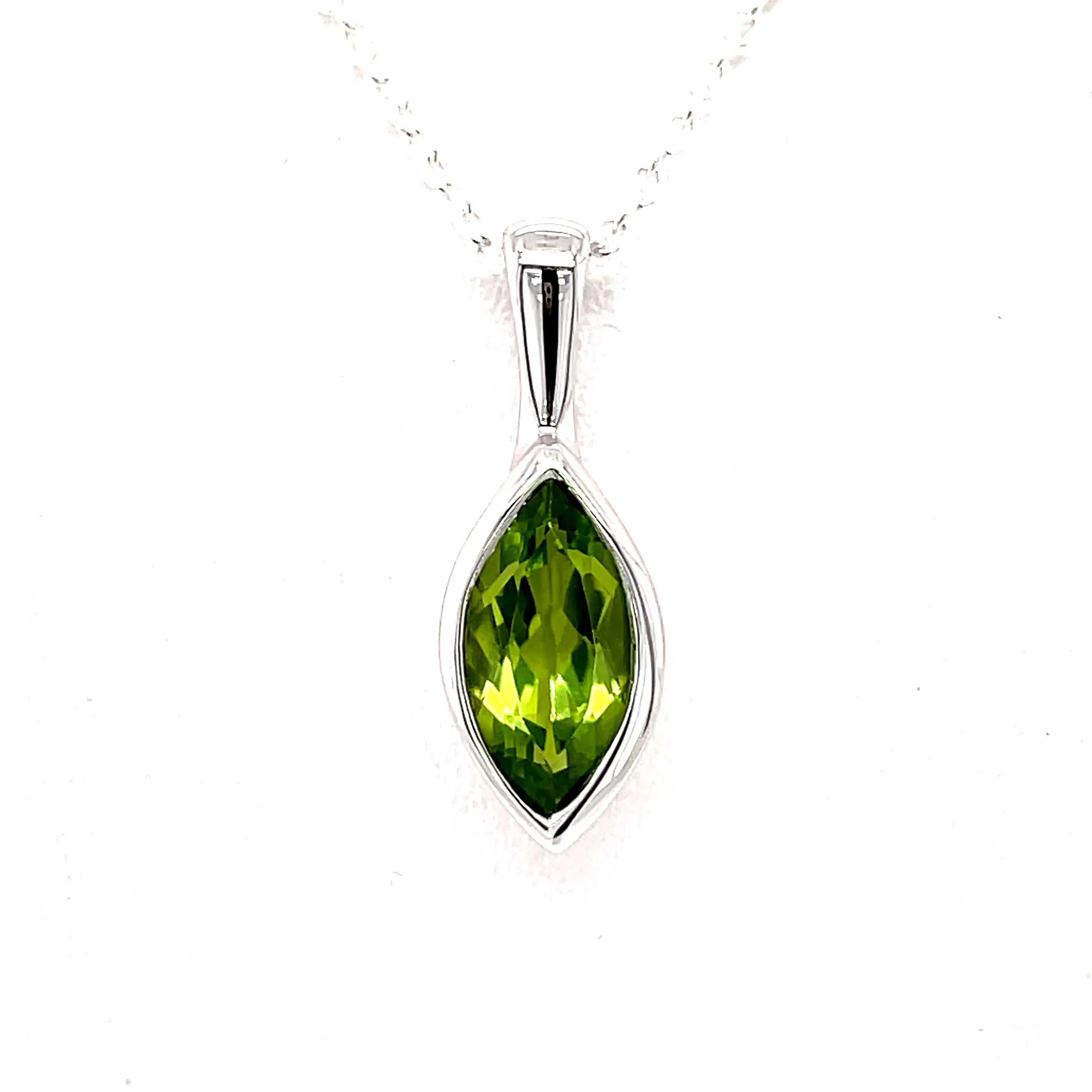 Kaleidoscope Marquise Peridot Pendant