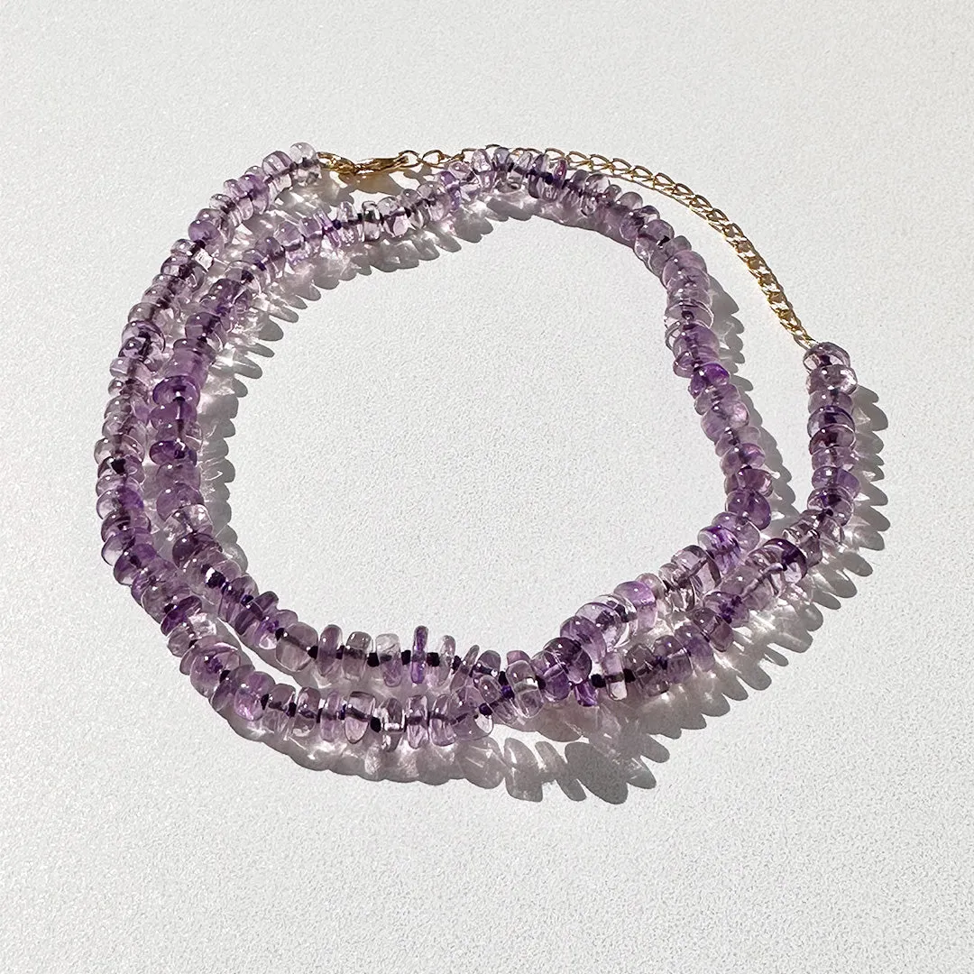 Knotted Beaded Choker Necklace