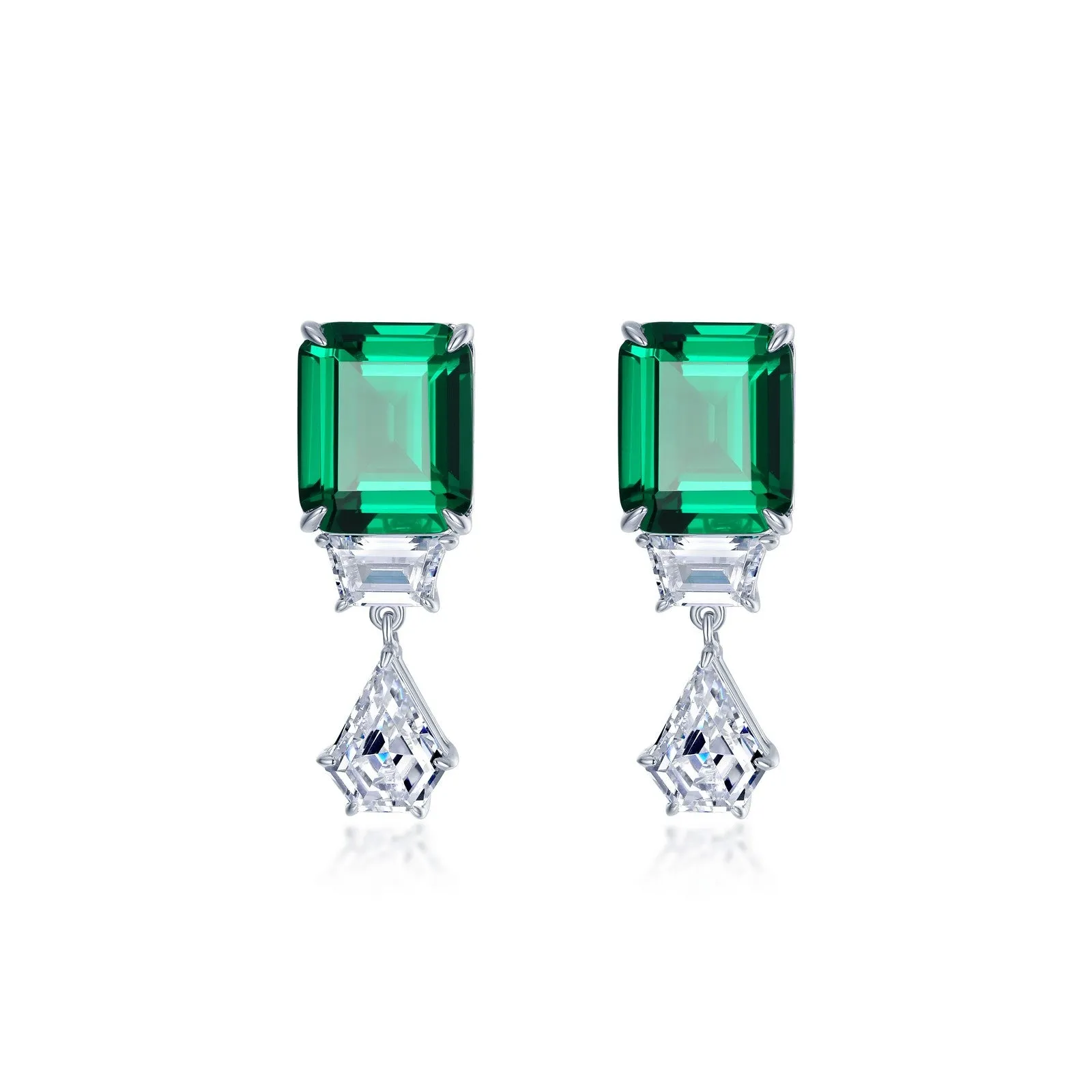 Lafonn Classic Emerald Earring E0571CEP00