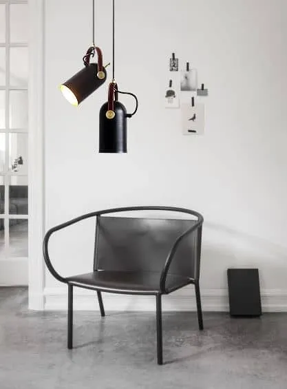 Laurins Leather Strap Spotlight Pendant Lamp