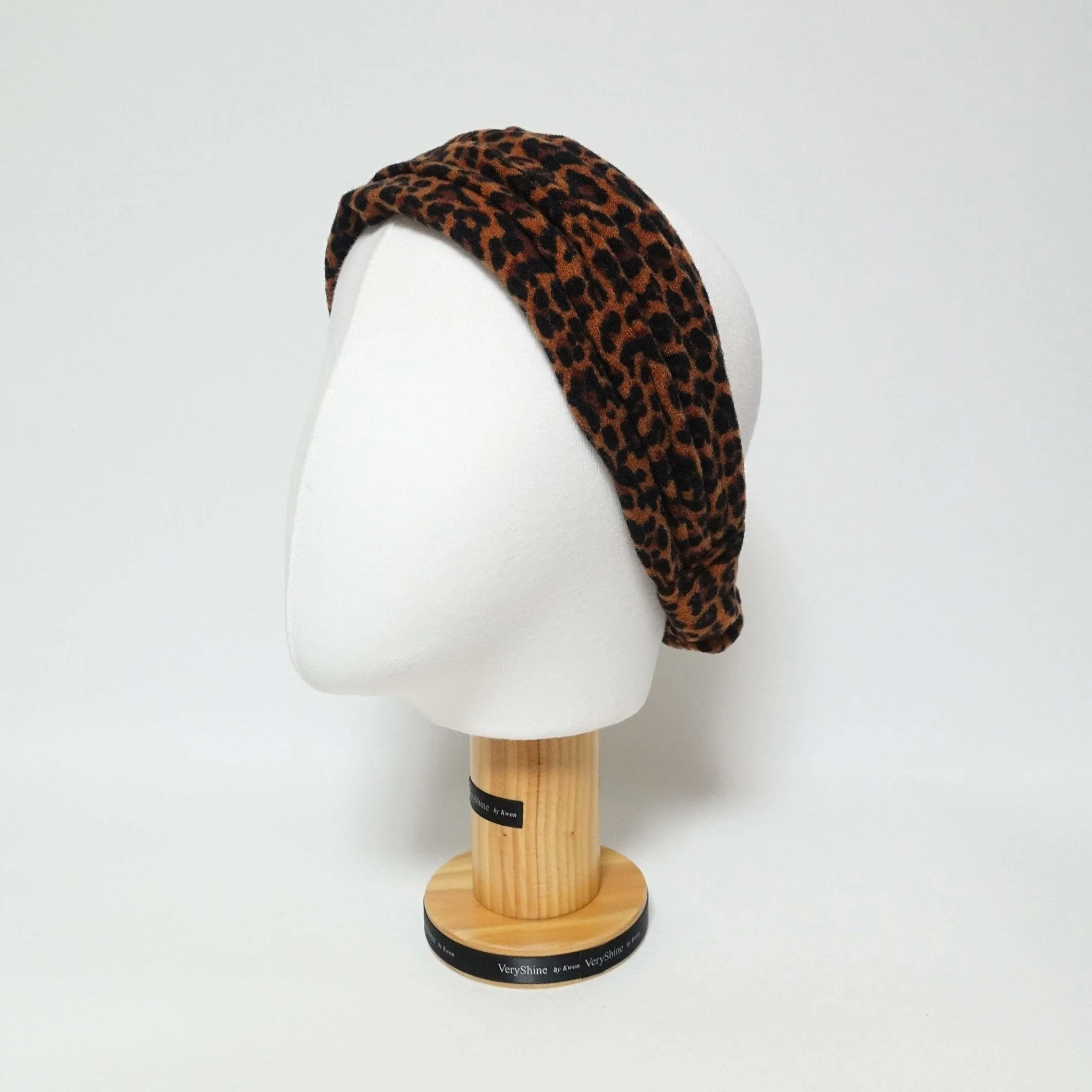 leopard print headwrap fashion elastic headband for women