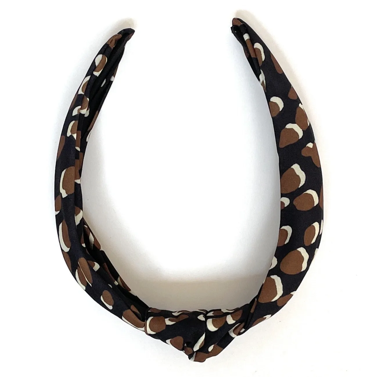 Leopard Print Knot Headband