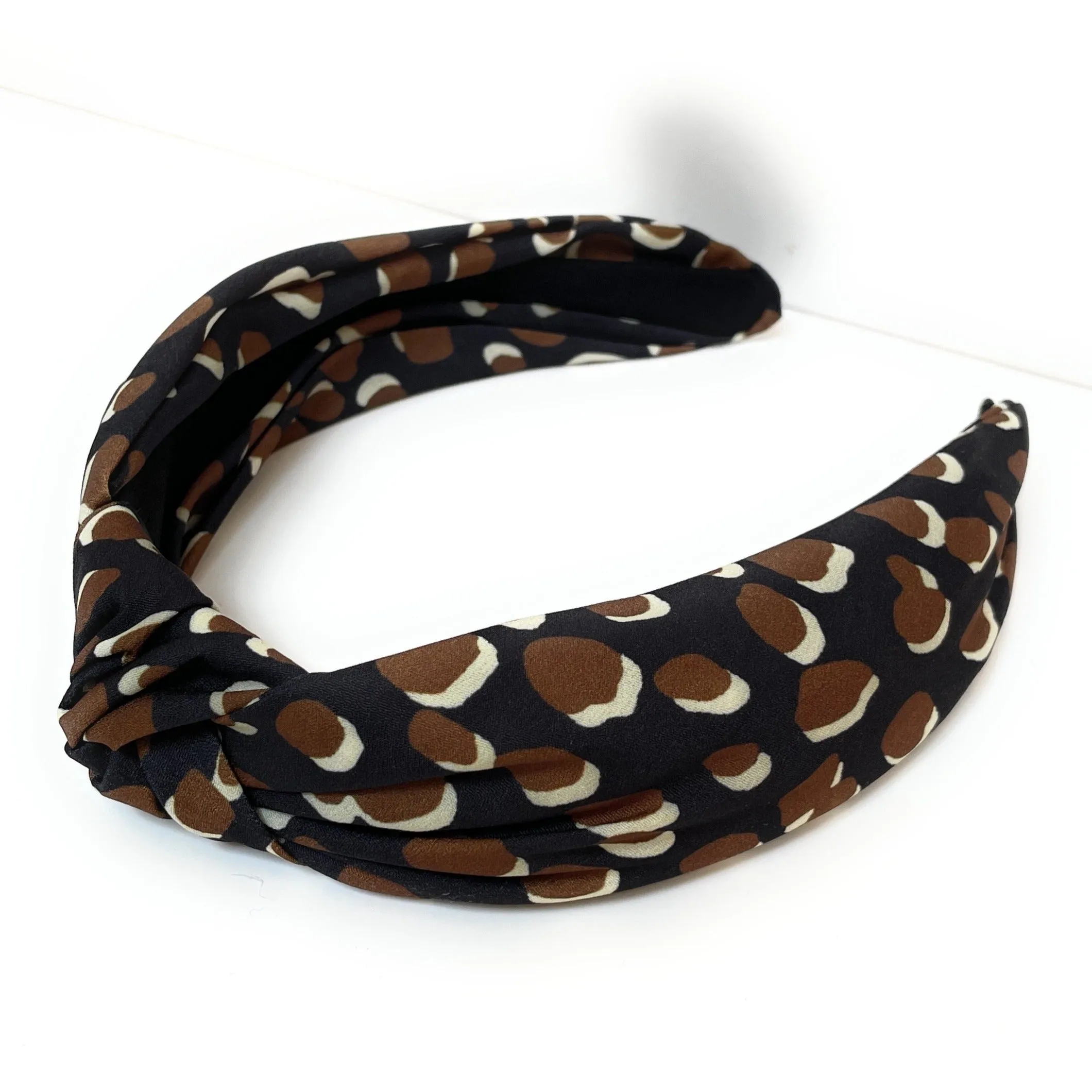 Leopard Print Knot Headband