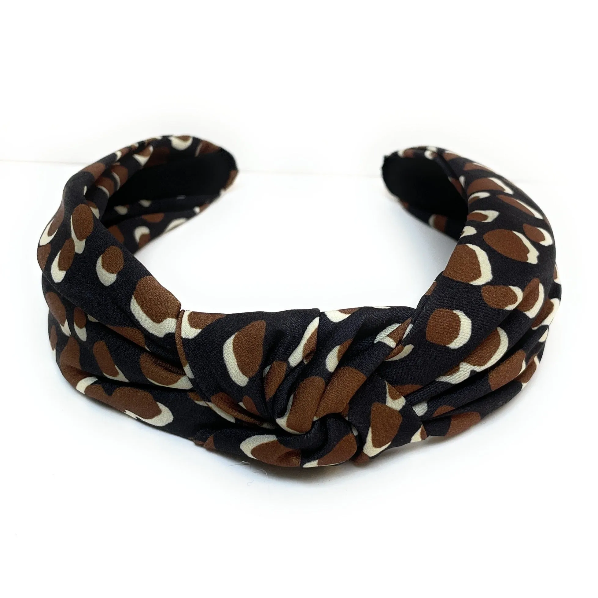 Leopard Print Knot Headband