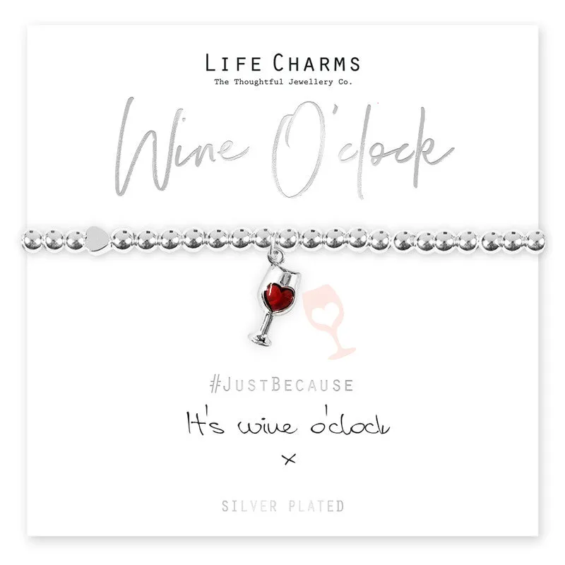 Life Charms - Wine O Clock Bracelet