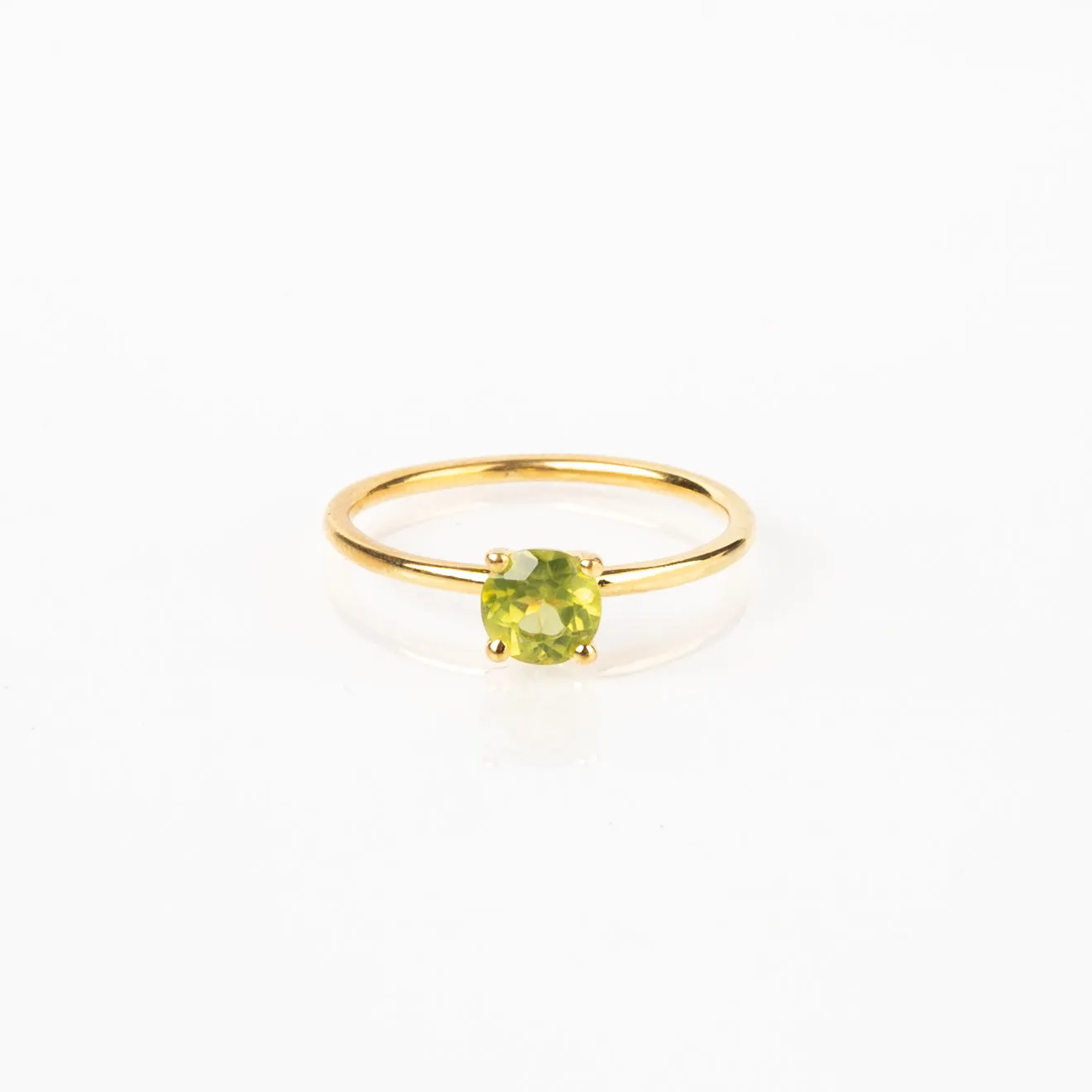 Light Peridot Ring