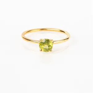 Light Peridot Ring