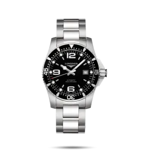 Longines Hydroconquest Watch Black Dial 41mm Automatic