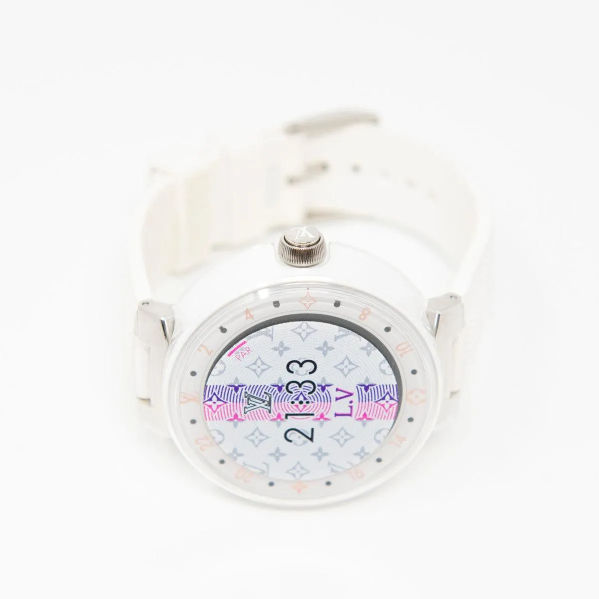 Louis Vuitton White Tambour Horizon Smartwatch