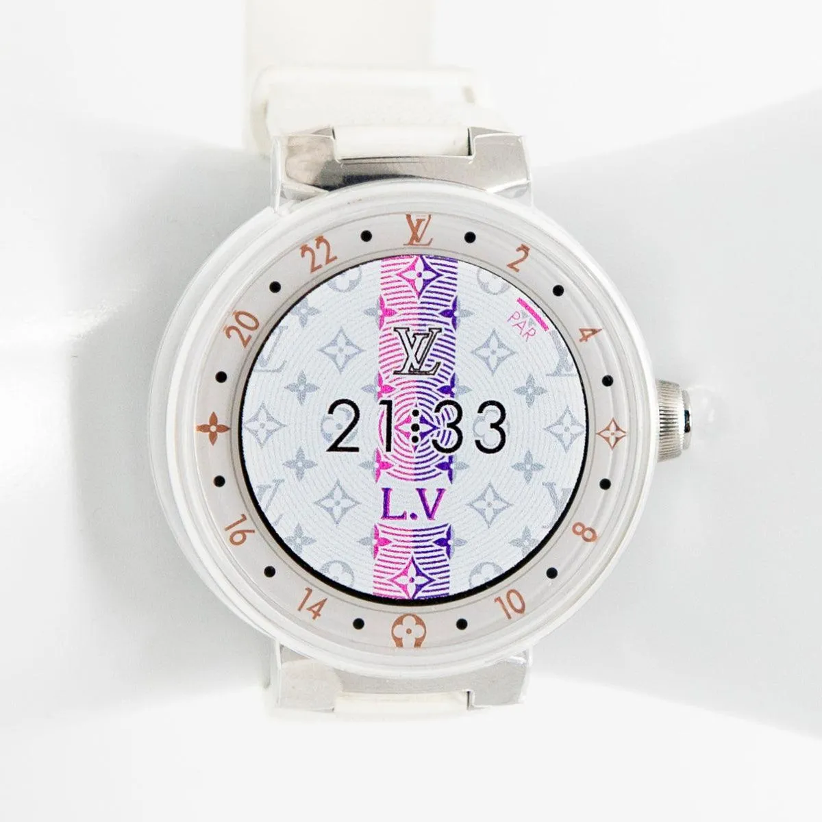 Louis Vuitton White Tambour Horizon Smartwatch