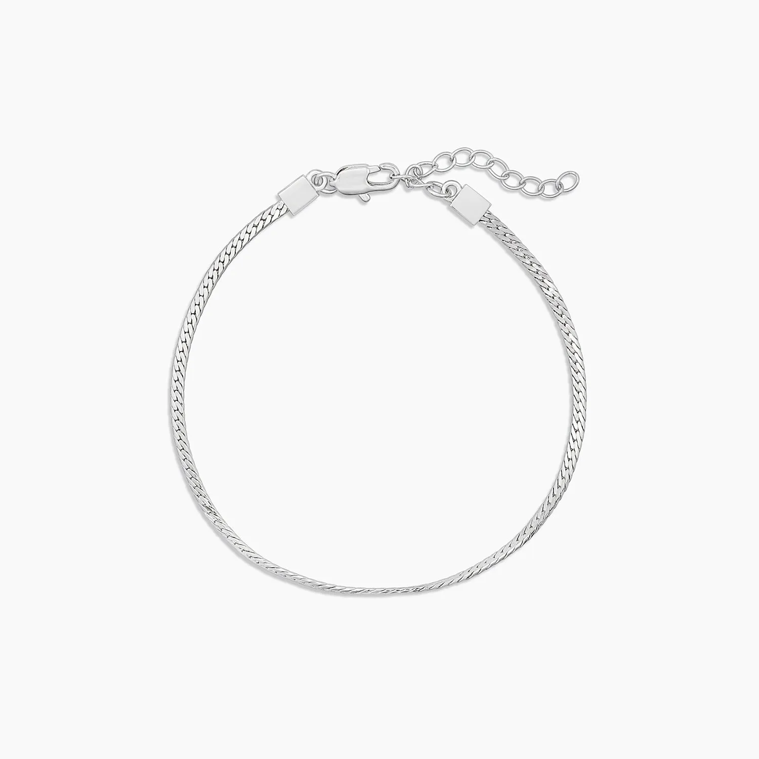 Mini Dani Herringbone Anklet