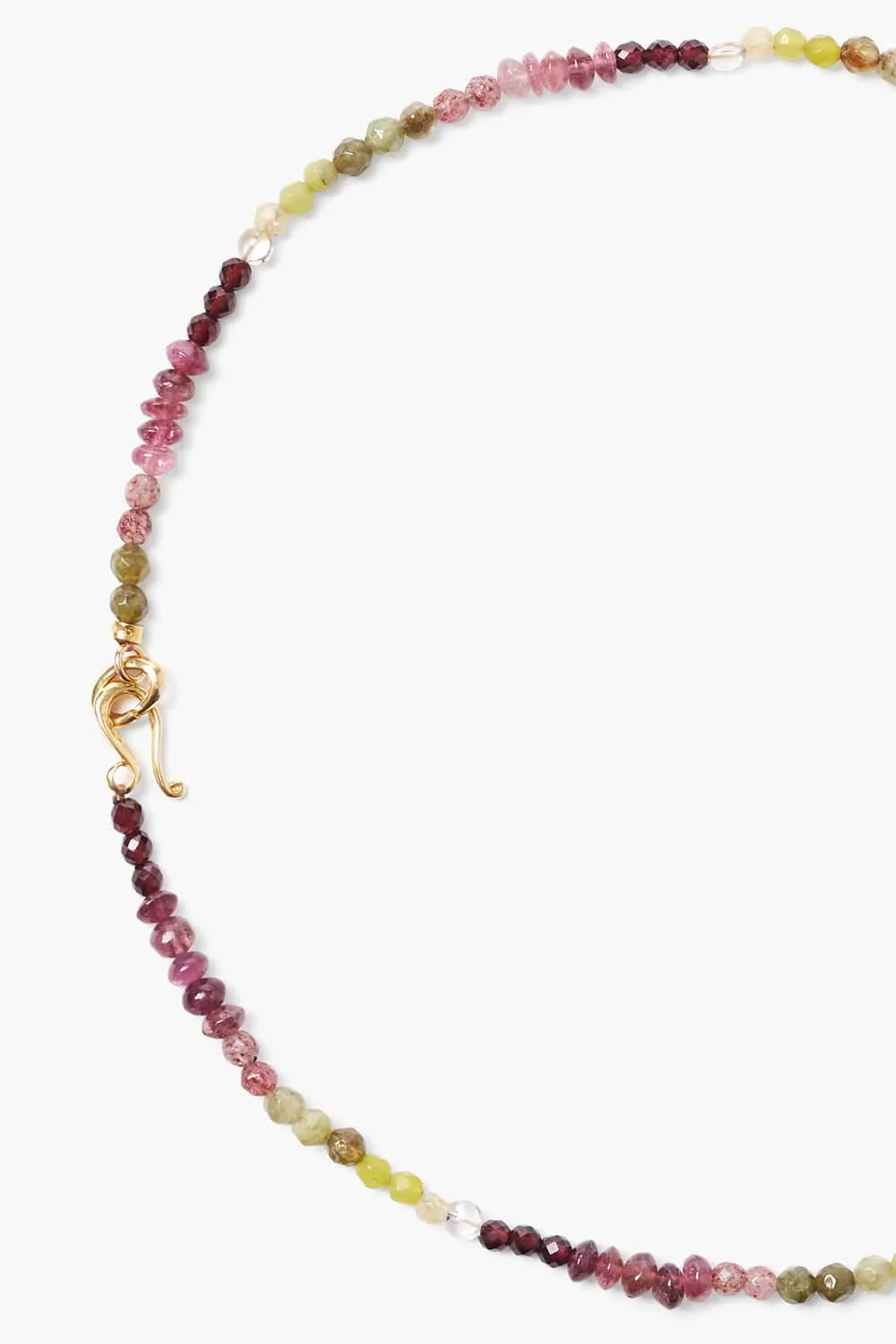 Mixed Tourmaline Bead Necklace