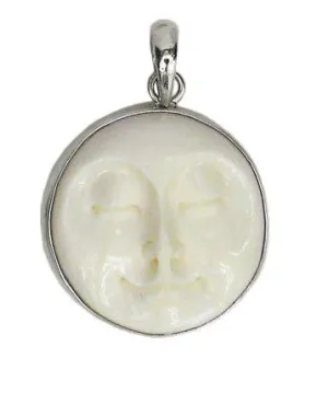 Moon Face Pendant