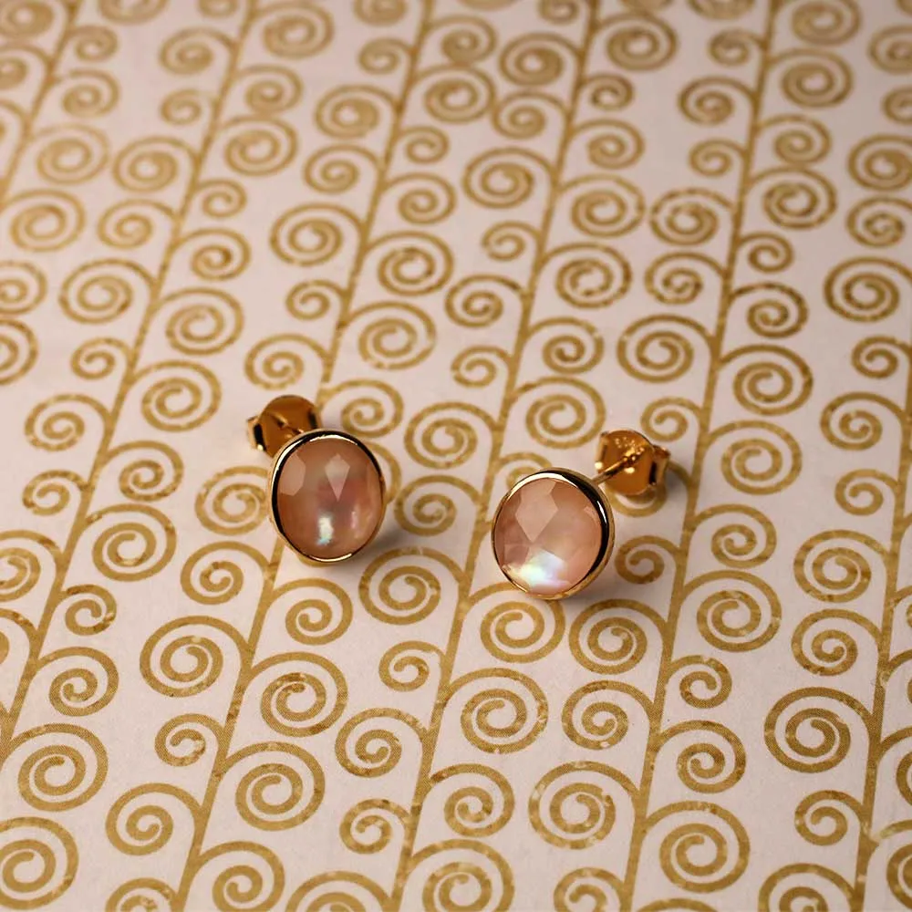 Mother of Pearl Stud Earrings