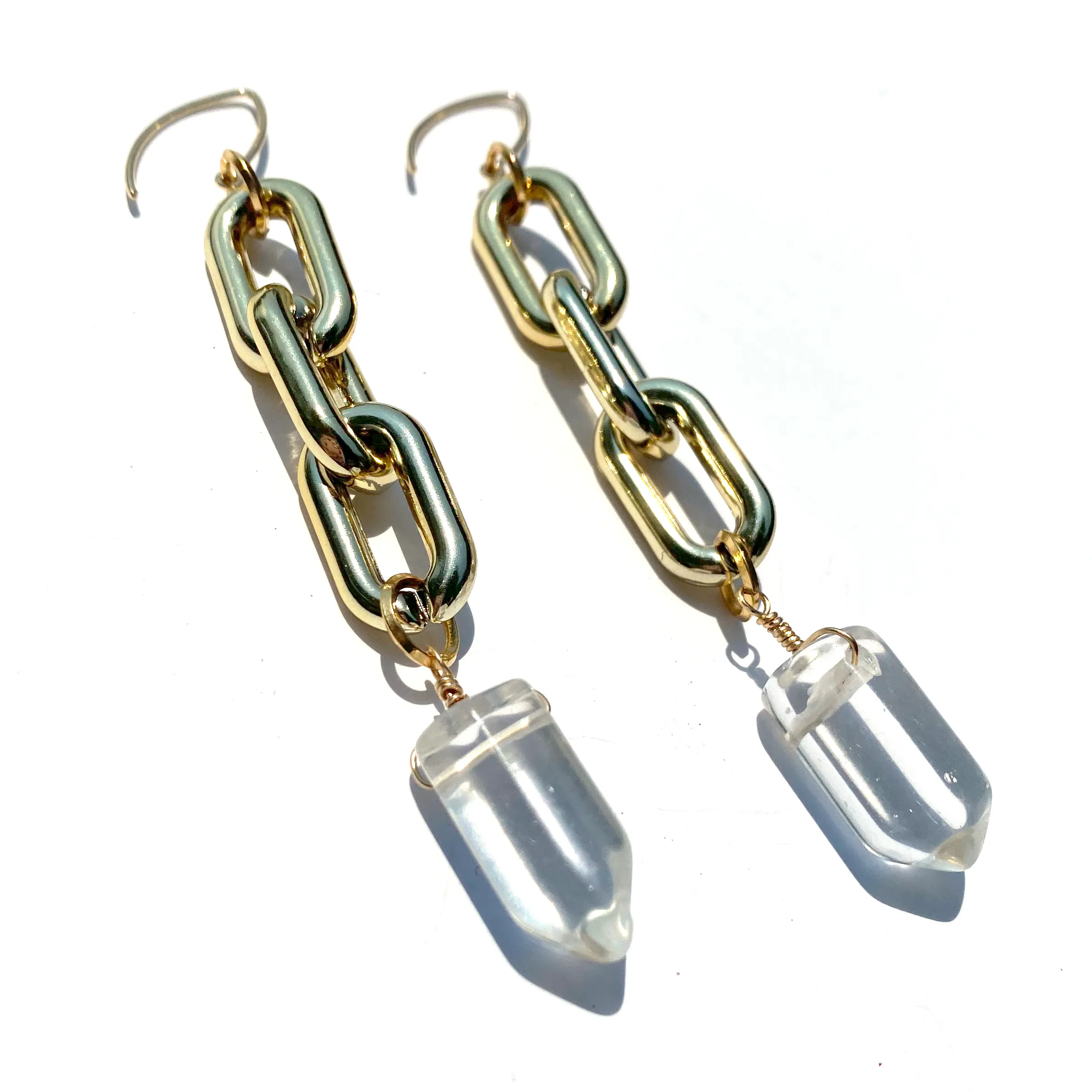 MPR x THE IMAGINARIUM: Crystal Link Hooks in Gold