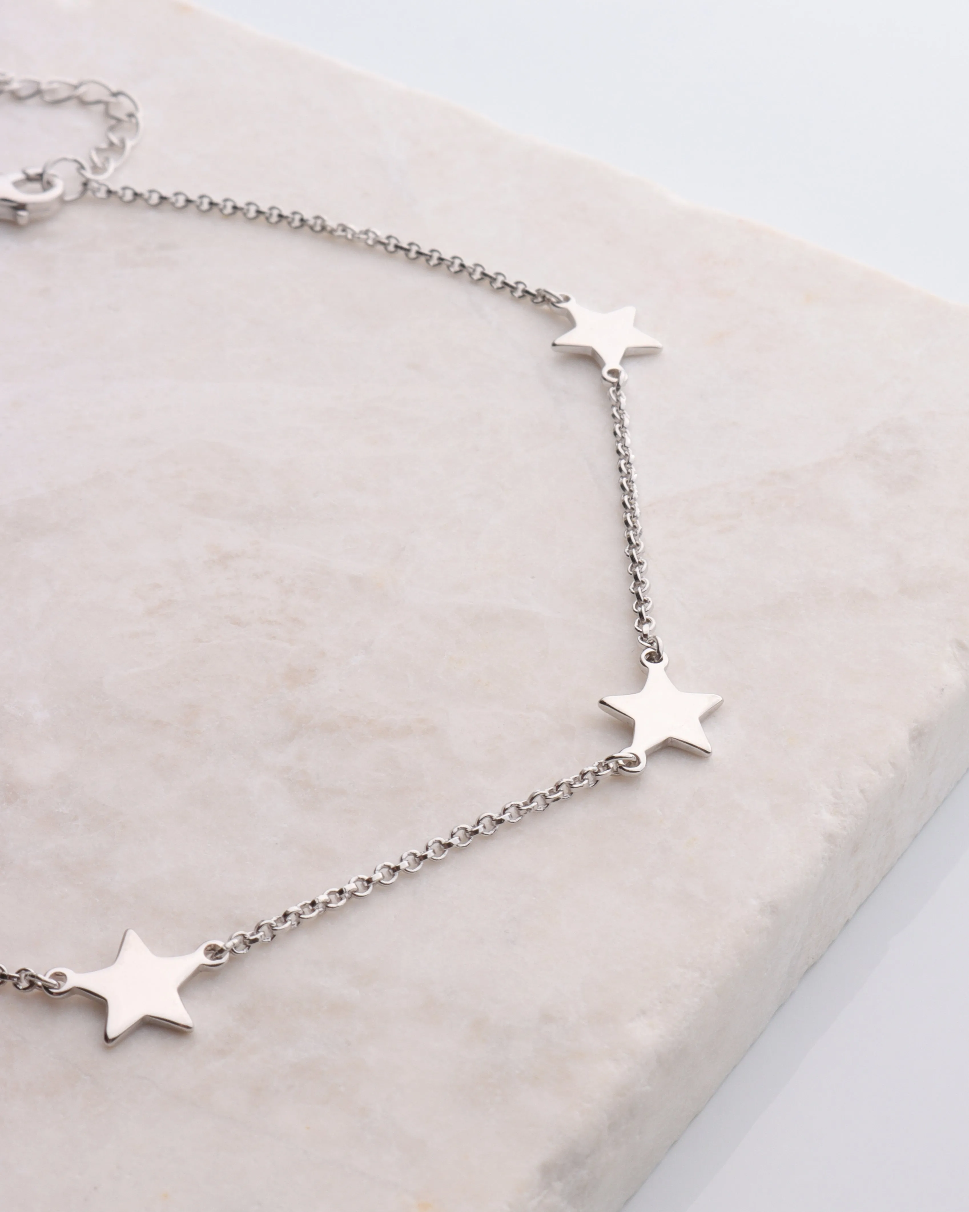 Multi Star Charm Anklet