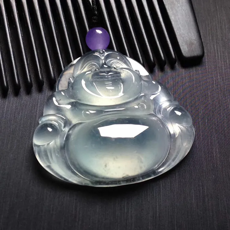 Natural Jade Pendant Jadeite Buddha Pendant PT281