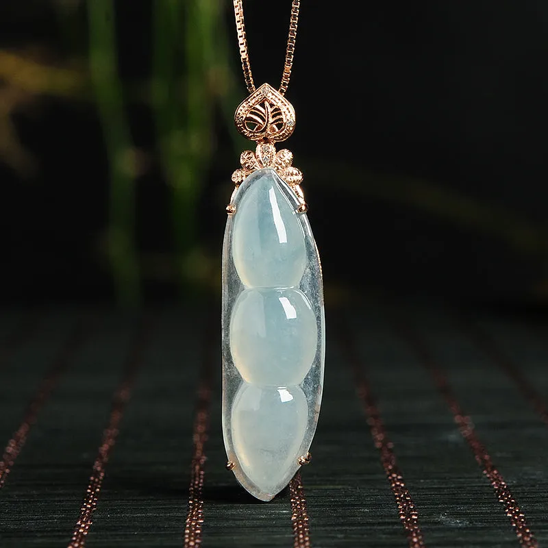 Natural Jade Pendant Jadeite Gold Pendant PT105