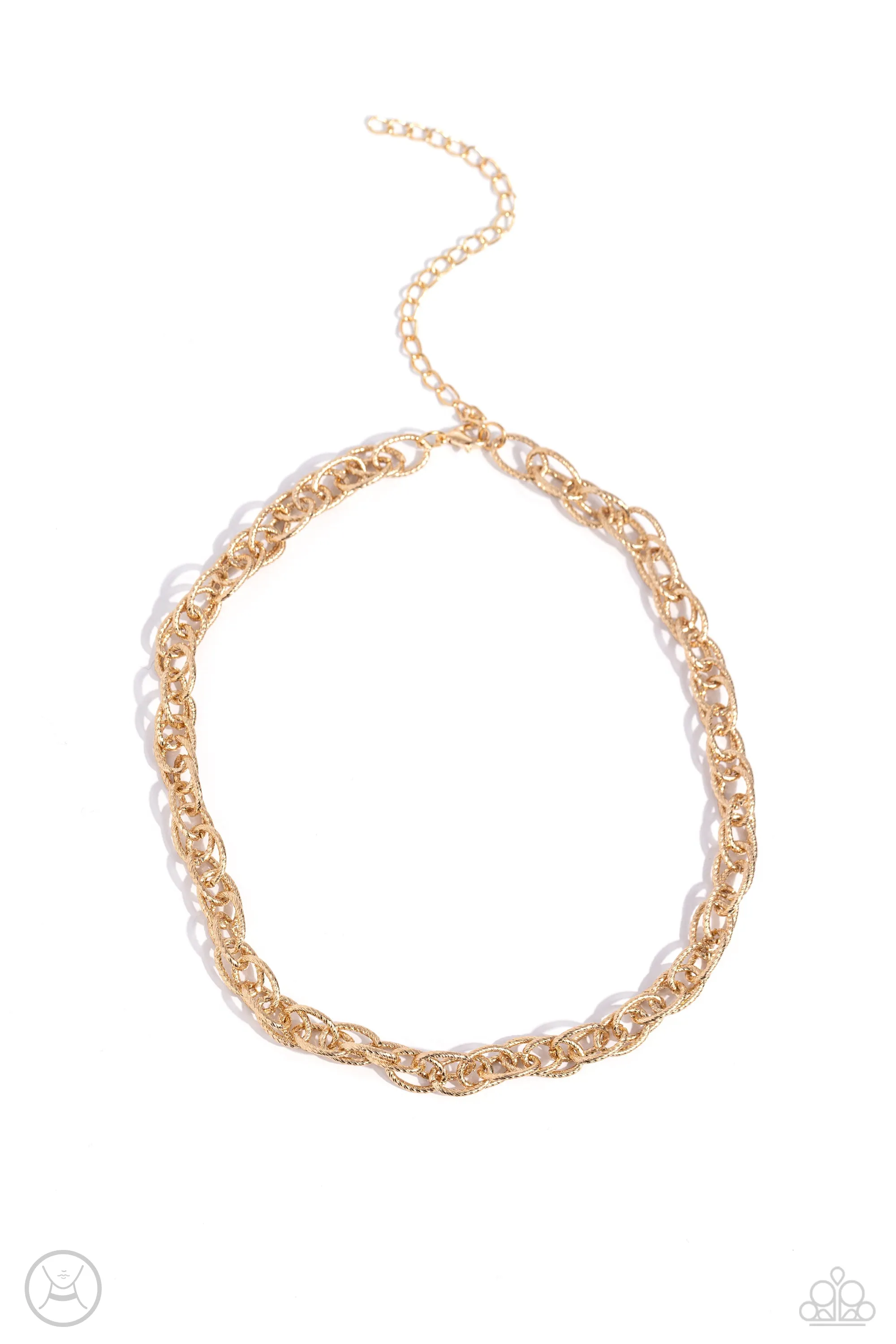 Necklace If I Only Had a CHAIN - Gold N2059