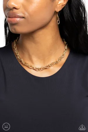 Necklace If I Only Had a CHAIN - Gold N2059