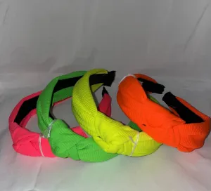 Neon colored headbands