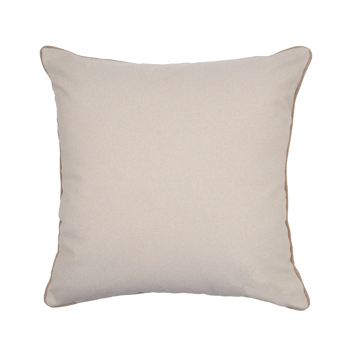 Neutral Coral Pattern Embroidered Indoor Outdoor Pillow