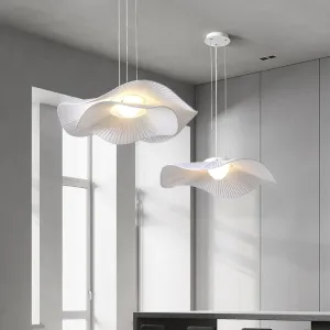 Nordic modern minimalist restaurant chandelier designer creative personality lotus leaf minimalist art study bedroom lamp