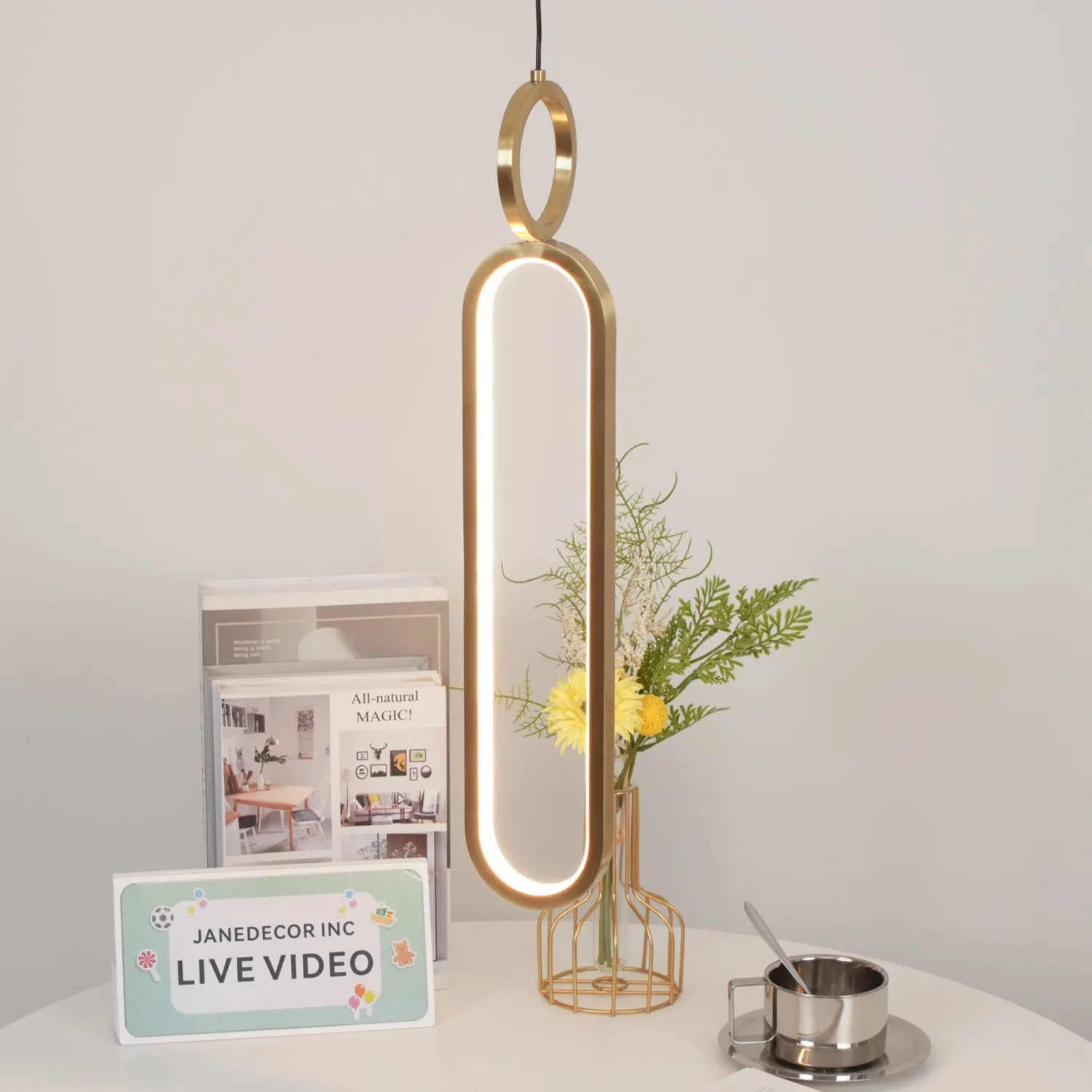 Oval Rings Pendant Light