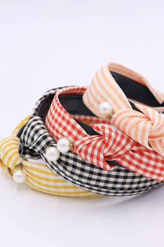 PICNIC PLAID HEADBAND