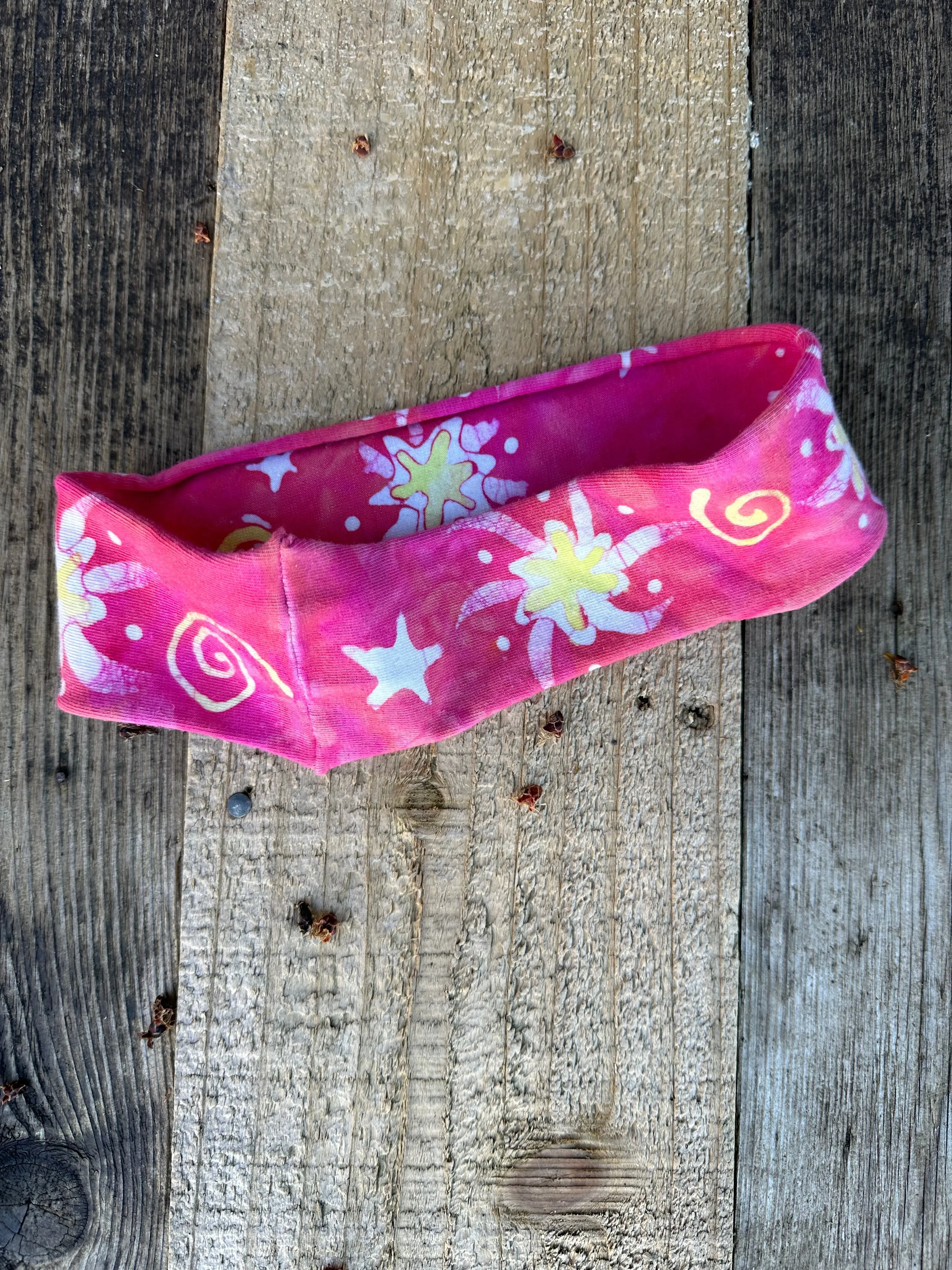 Pink Lemonade Handmade Headband - Authentic Batik