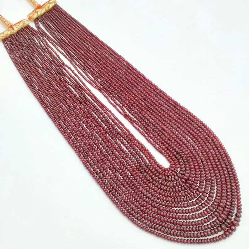 Precious Natural Ruby gemstone Necklace for Party wear ,Wedding Gift