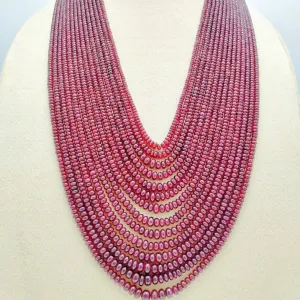 Precious Natural Ruby gemstone Necklace for Party wear ,Wedding Gift