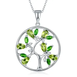 Products Peridot Tree Pendant