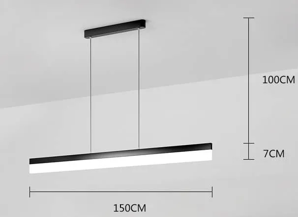 Recforeen Slim Linear Pendant Lamp